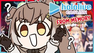 【DRAWING】HOLOEN from MEMORY Part 2