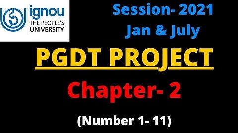 2021 PGDT Project Chapter-2 (Part-1)