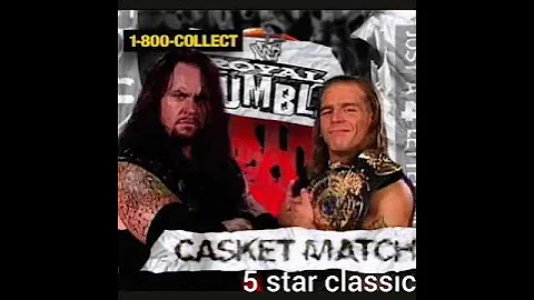 Shawn michaels vs undertaker casket royal rumble 1998 WWF CHAMPIONSHIP  #wwe