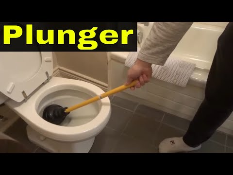 How To Use A Plunger (To Unclog A Toilet)-Tutorial