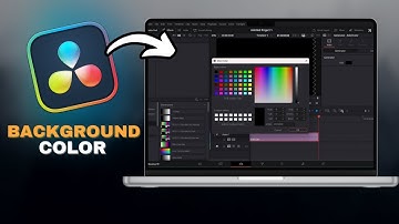 How To CHANGE Background COLOR In Davinci Resolve in SECONDS!
