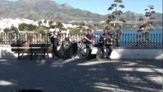 Street Musicians at Balcon de Europa, Nerja, Costa Del Sol, Spain screenshot 5