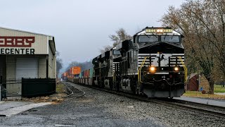 Chasing NS 22A from Marion To Bristol, & Railfanning Abingdon, VA - 11/22/2019