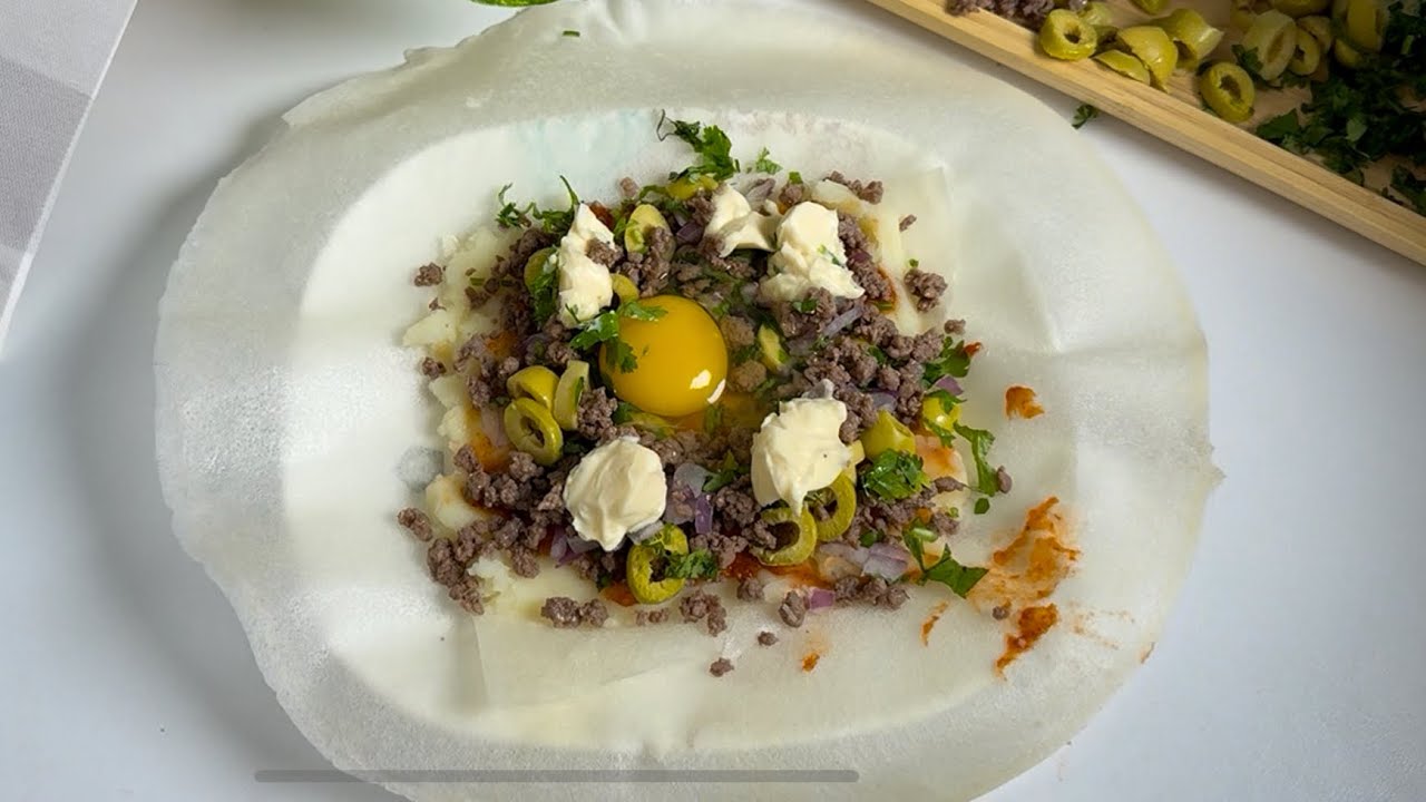 البوراك العنابي على أصولو 😋 كيفاه يجيك على حبة  ✅ وكيفاه يطيب البيض لداخل👈كل اسرار البريك فالفيديو 😍