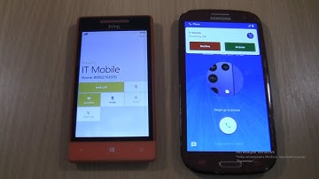Incoming call & Outgoing call at the Same Time Samsung Galaxy S3 red+HTC 8S in 2023
