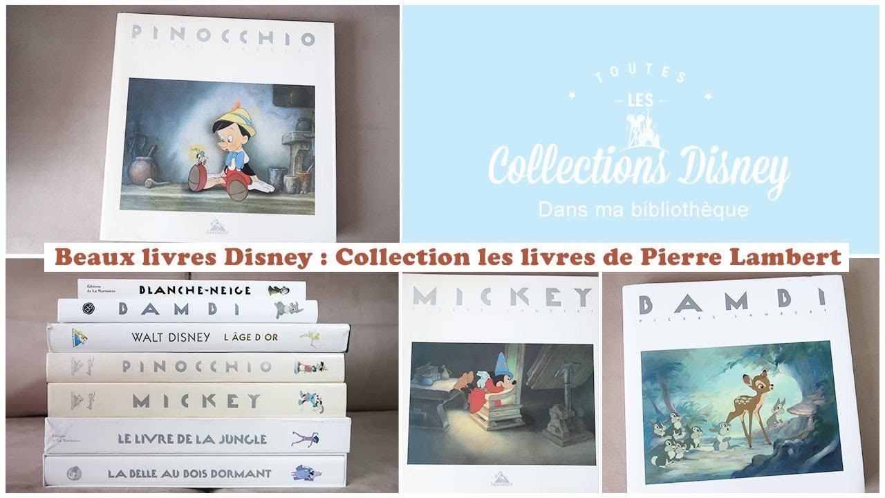 Les livres Disney de Pierre Lambert 