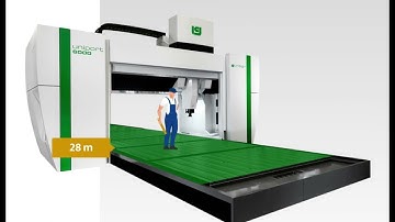 Multi-sided machining of large components - UNIPORT6000