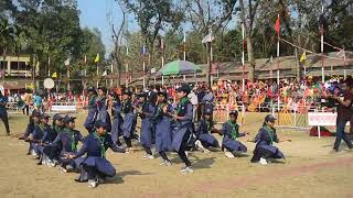 স্কাউট শিক্ষার্থীদের একটি চমৎকার নাচ