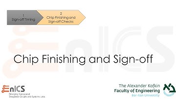 DVD - עברית Lec 11c-d: Chip Finishing and Sign-off