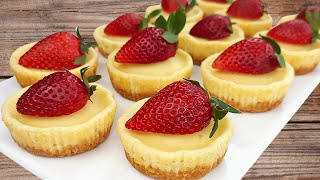 Disappears in 5 Minutes! Delicious Dessert with Strawberries!