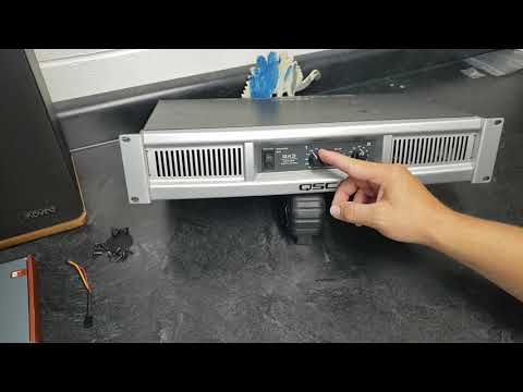 QSC GX3 Power Amp At Home & Fan Mod