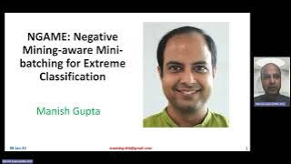 NGAME: Negative Mining aware Mini batching for XC