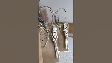 Embalagens #macrame #diymacrame #diy #macrametutorial #trendingshorts #arte #embalagempersonalizada