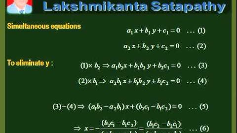 vDo Determinant 1 / IIT JEE Math / Lakshmikanta Satapathy