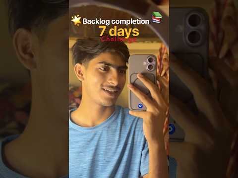 7 Days Backlogs completion challenge 🌟NEET 2027 Aspirant #neet2027 #shorts