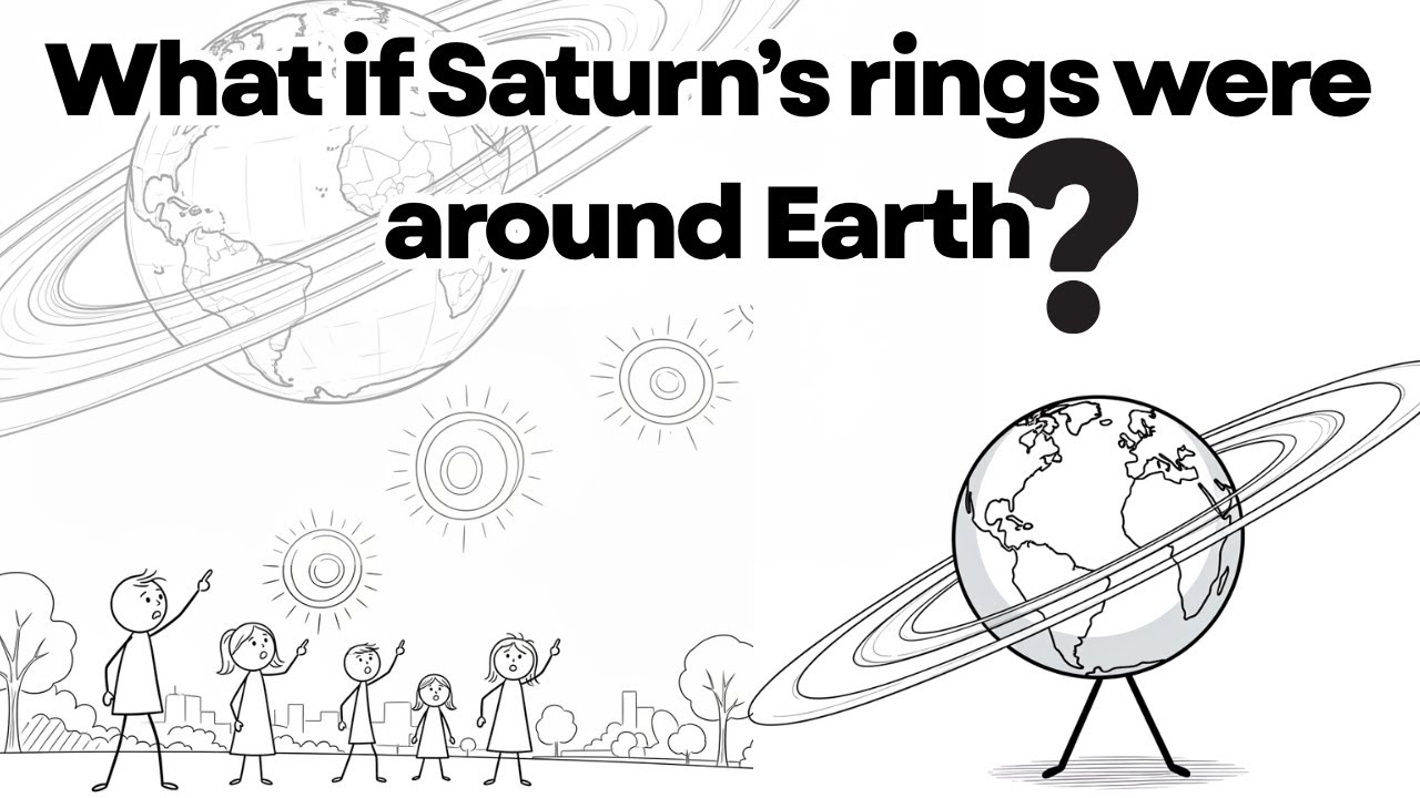 What Would Happen If Earth Suddenly Gained Massive Bright Rings Like Planet Saturn