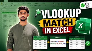 VLOOKUP MATCH Formula in Excel | Dynamic Lookup Formula | Excel Tutorial in Hindi