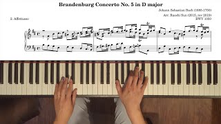 Brandenburg Concerto No. 5 in D major, BWV 1050: 2. Affettuoso (piano transcription)