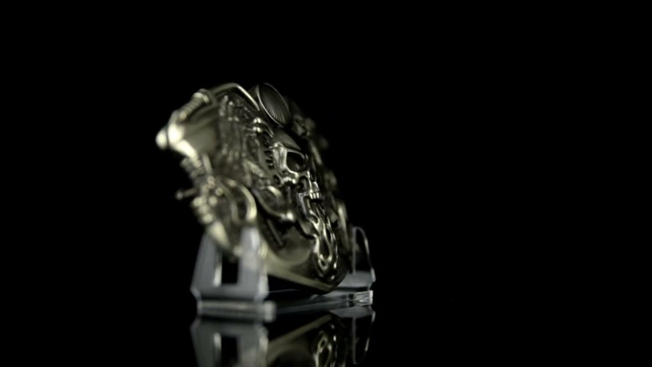 German silver belt buckle “Route 66”