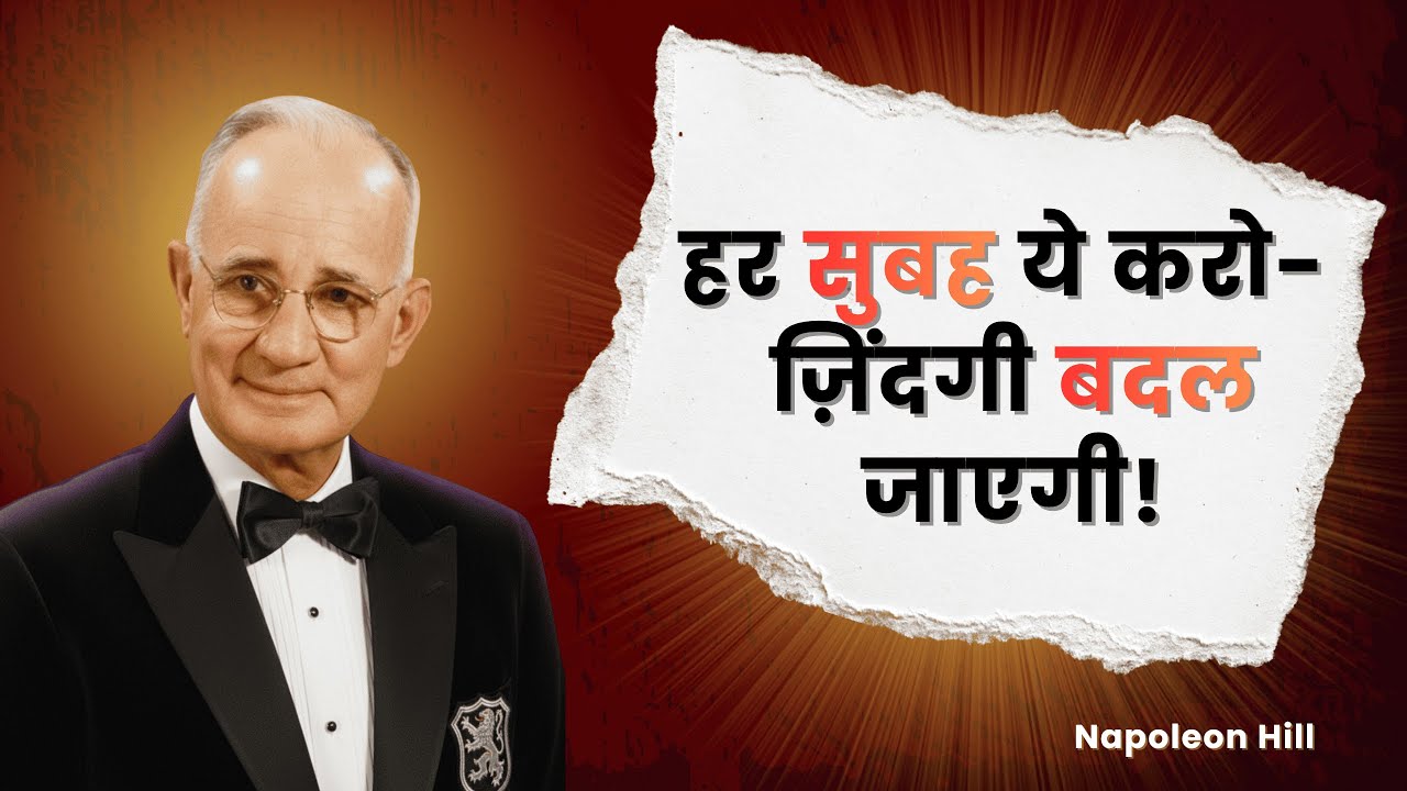 Napoleon Hill Morning Routine: हर सुबह करें | Ultra Deep Morning Routine | Mindset Activation