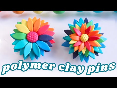 6 Polymer Clay Flower Tutorials – Polymer Clay