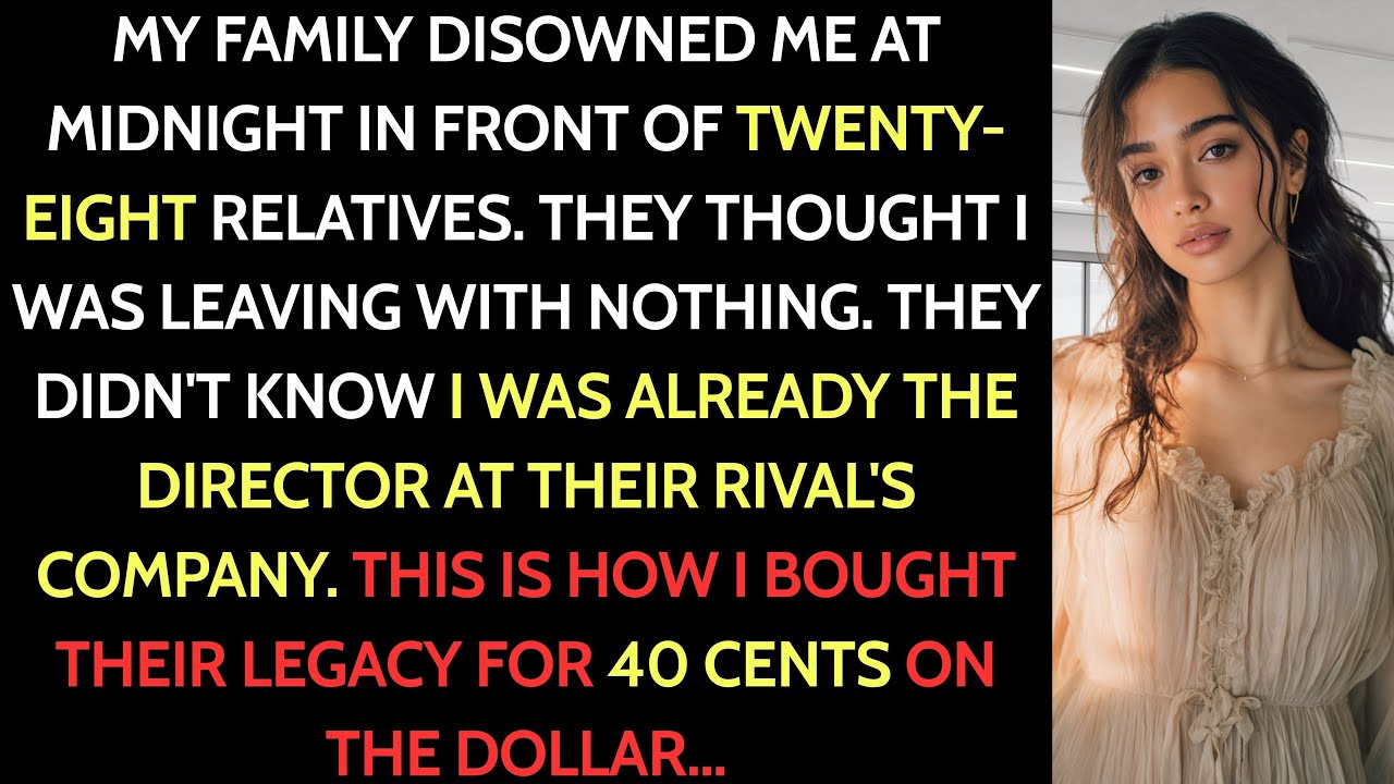 At the New Year’s party, my parents disowned me. I walked away—they had no idea what I did next.