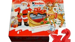 Открываем Новогодние подарки(Kinder MIX)))