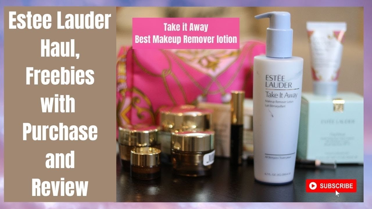 indtil nu Cruelty søm Estee Lauder Take it away Make up remover lotion review and haul - YouTube