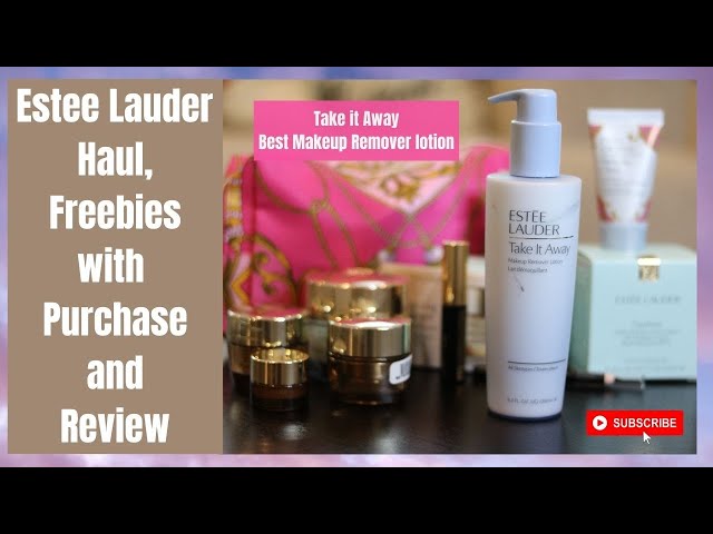 indtil nu Cruelty søm Estee Lauder Take it away Make up remover lotion review and haul - YouTube