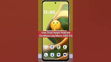 Motorola Moto G85 5G: How To Use Dual Apps Feature | Dual App Settings #motog85 #shorts