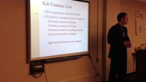 CCSS: Examination of ELA Standards and their Organization