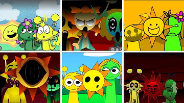 Incredibox   Sprunki but MIX MR SUN and WENDA and SIMON in ALL Different Mods