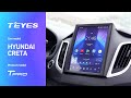 Teyes TPRO Tesla Vertical Screen Head Unit - User Experience Video For Hyundai Creta