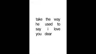 Dear god | TATE MCRAE | (lyrics) #tatemcrae #deargod