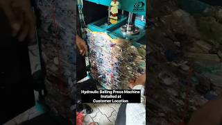 [Installed At Customer Location] Hydraulic baling Press Machine | Waste Baling Press Machine