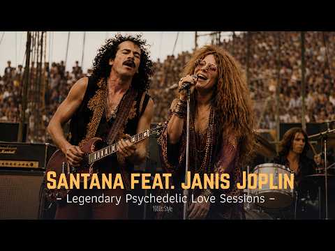 Santana feat. Janis Joplin – Take It All 🎵 Legendary Psychedelic Love Sessions 1960s Style