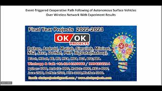 Event Triggered Cooperative Path Following of Autonomous Surface Vehicles Over Wireless Network