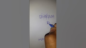 logo 💞 name Dhruva