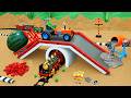 DIY Mini Tractor Making Road roller Real Concrete Bridge | Science Project