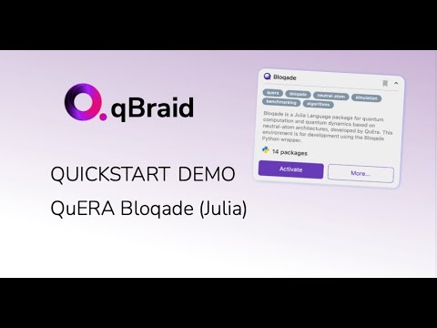 Run QuERA's Bloqade