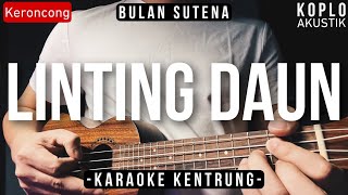 Linting Daun - Bulan Sutena (KARAOKE KENTRUNG)