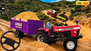 Heavy Tractor Trolley Cargo Simulator 3D - Farming Tractor Driver - Android Gameplay screenshot 1