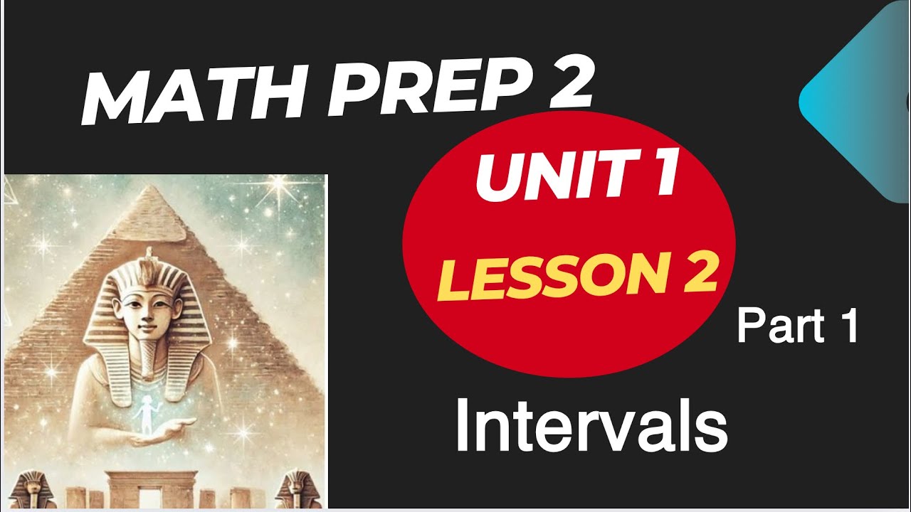 Math / Prep 2 / Lesson 2 / Intervals / ماث تانية إعدادى لغات 