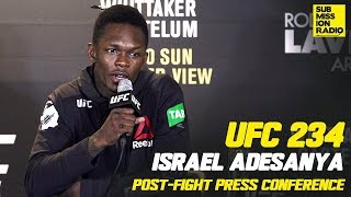 UFC 234: Israel Adesanya Reacts to Anderson Silva Win, What's Next!