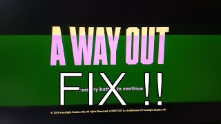 How To Fix Green Screen Flickering in A Way Out | NO FRAME DROP