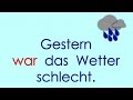 Deutsch lernen grammatik 12 ich war ich hatte 