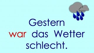 Deutsch lernen Grammatik 12: ich war, ich hatte ...