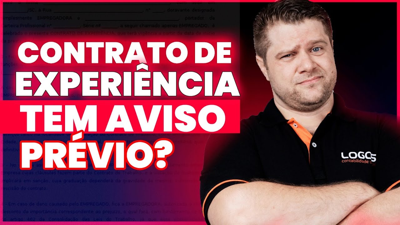 CONTRATO DE EXPERIÊNCIA TEM AVISO PRÉVIO? - YouTube
