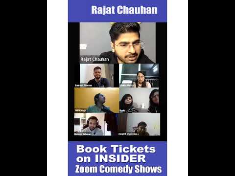 Knowing Us! Zoom mini series | Crowd work by Rajat Chauhan
