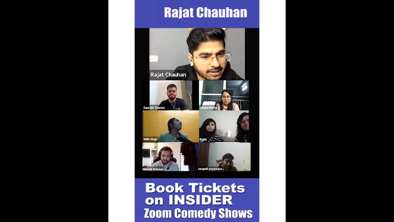 Knowing Us! Zoom mini series | Crowd work by Rajat Chauhan